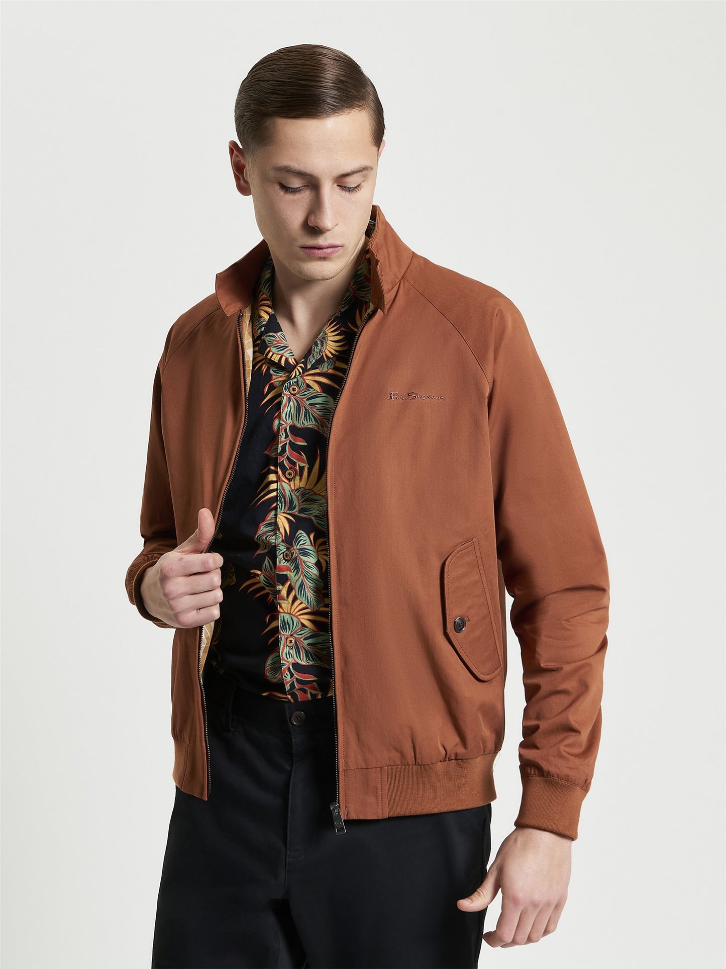 Ben Sherman Signature Harrington Jacket Anise
