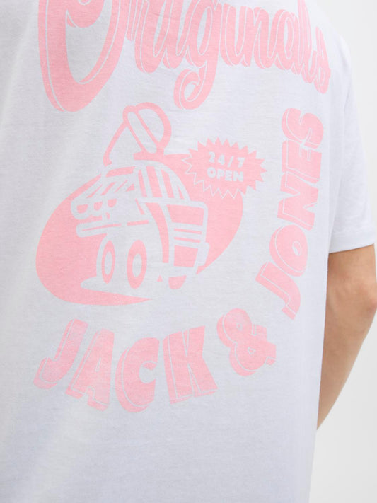 JACK & JONES JORSTUDIO T-Shirt Bright White