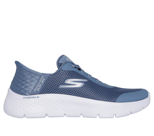 Skechers Ladies Slip-ins Go Walk Flex Grand Entry Blue