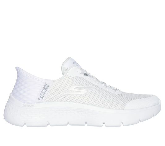Skechers Ladies Slip-ins Go Walk Flex Grand Entry White