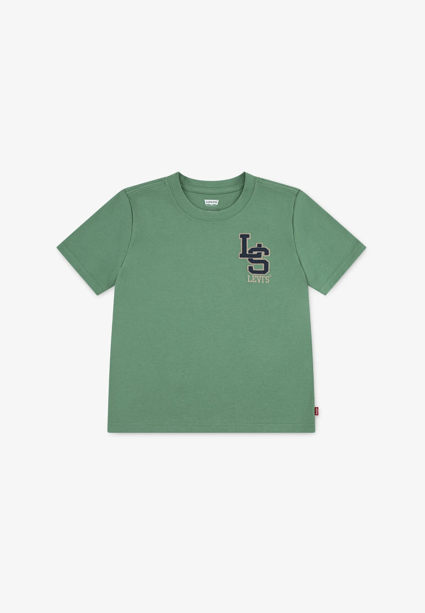 Levis Junior LS Logo T-Shirt Deep Grass Green