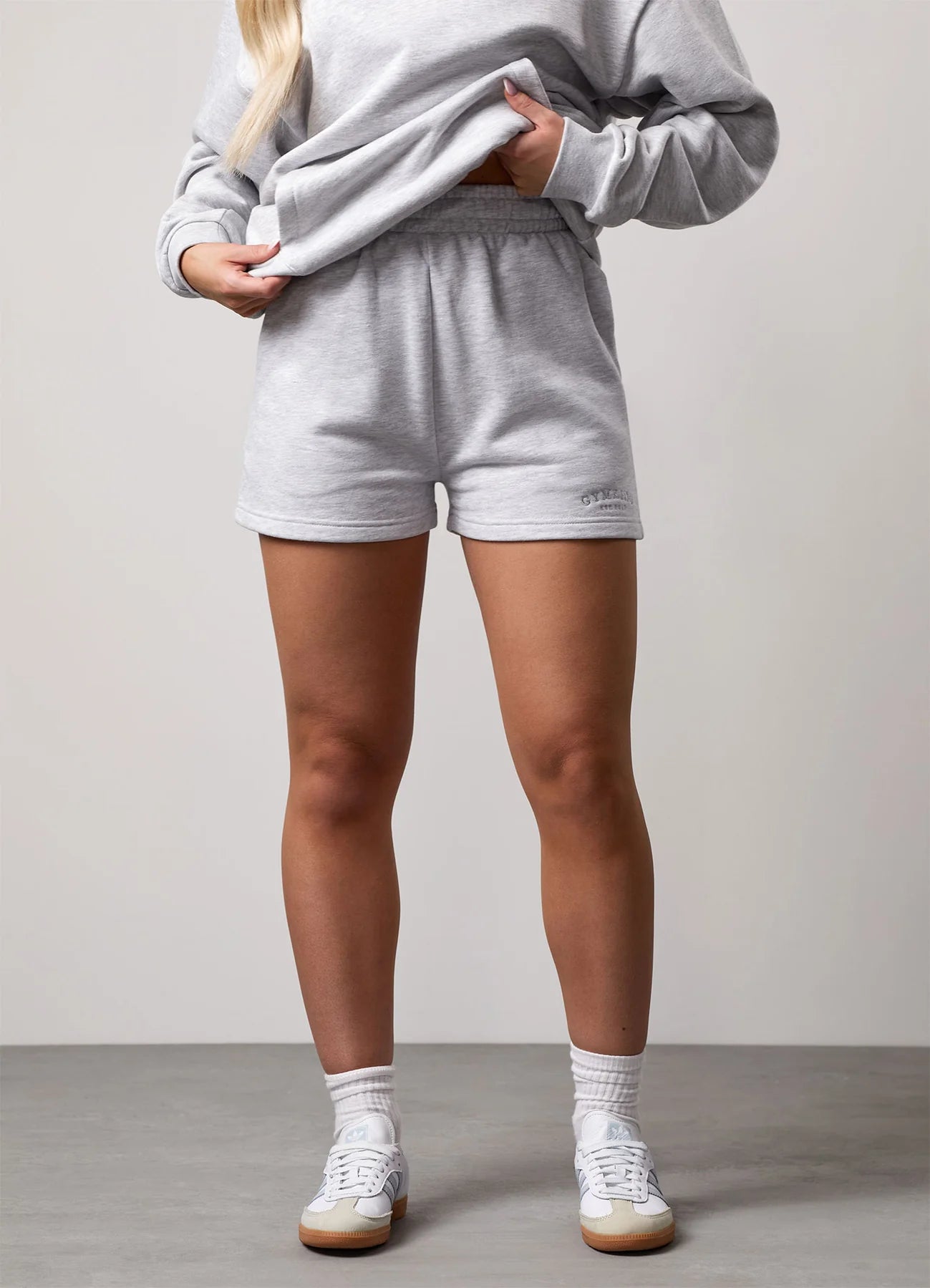 Gym King Ladies Compose Short Snow Marl