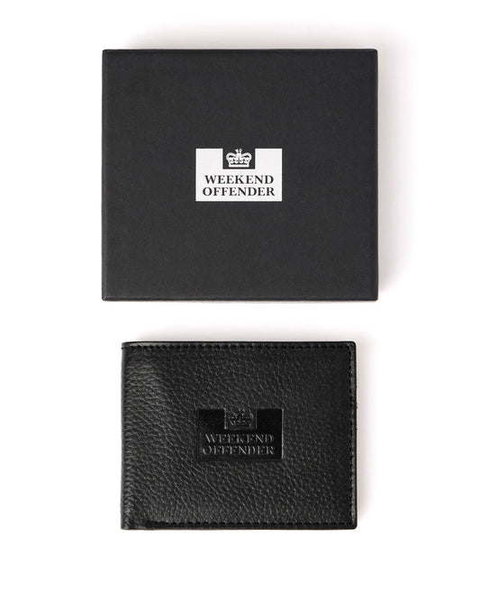 Weekend Offender Leather Billfold Wallet With Gift Box Black