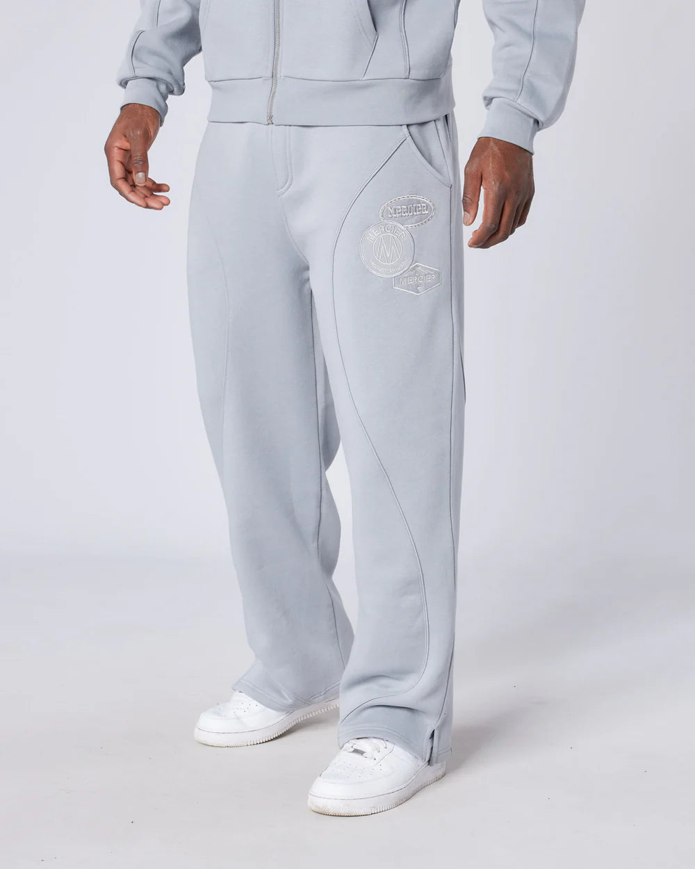 MERCIER New Wave Badge Jogger Grey
