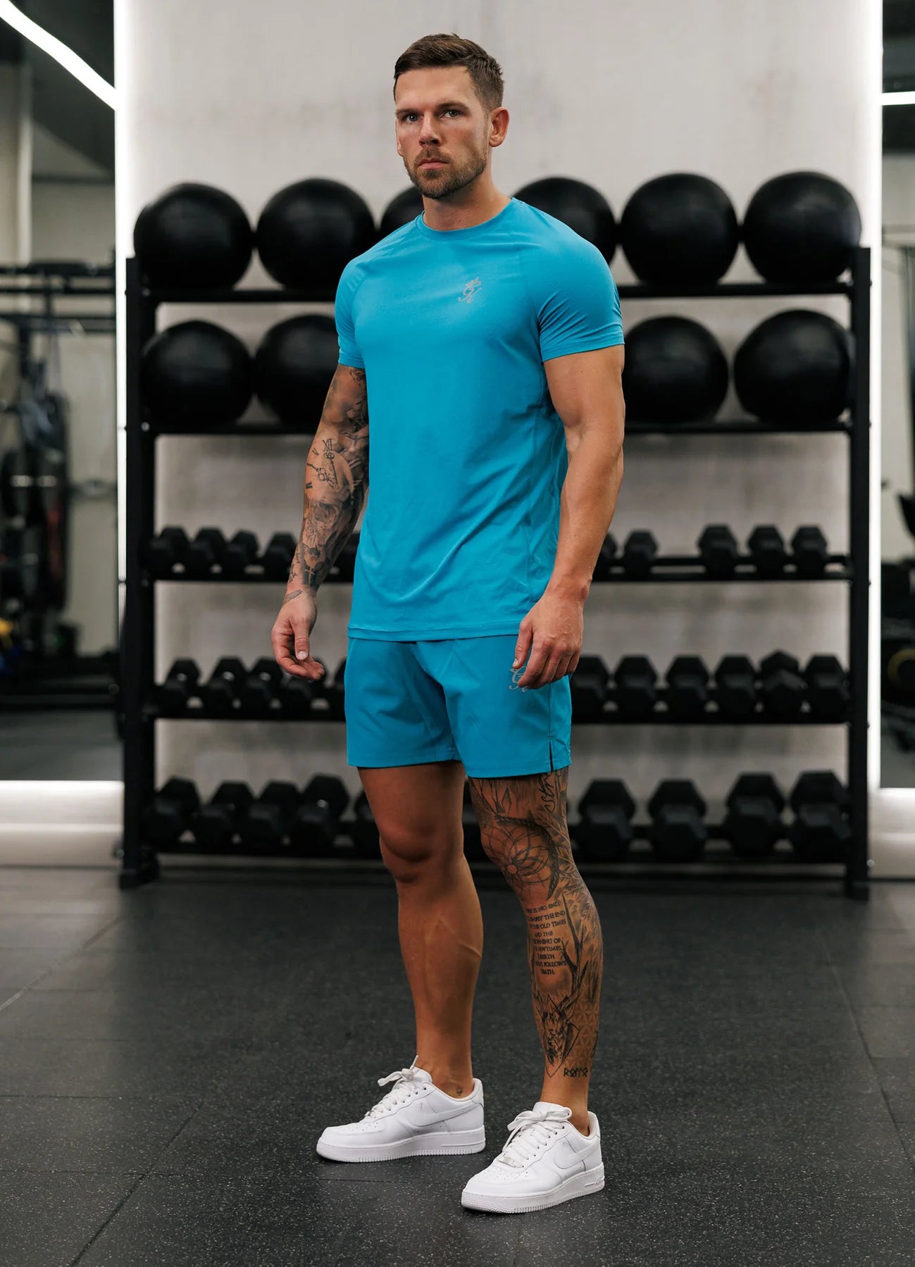 Gym King Energy T-Shirt Ocean Teal