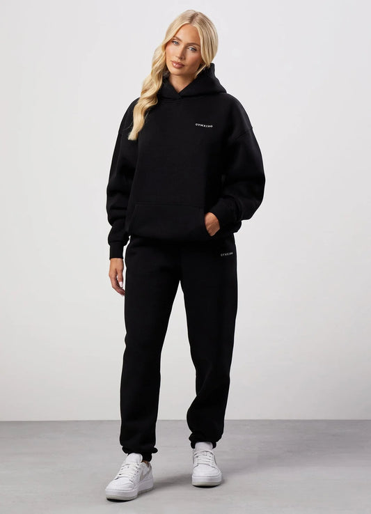 Gym King Ladies 365 Relaxed Fit Hoodie Black