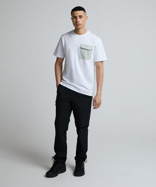 Alessandro Zavetti Ultizzi Pocket T-Shirt Optic White/Silver Thyme