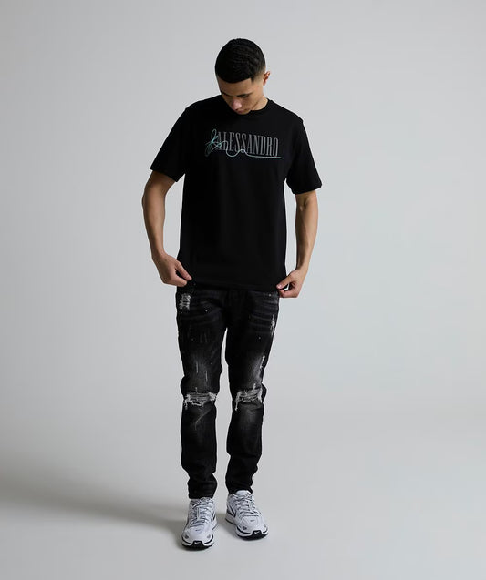 Alessandro Zavetti Pometi T-Shirt Black