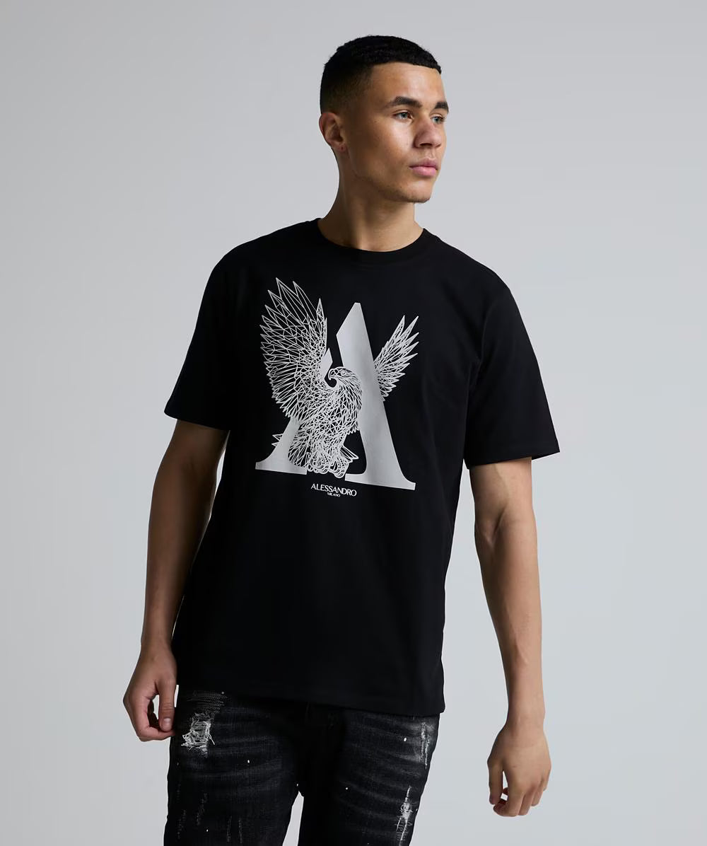 Alessandro Zavetti Aquila T-Shirt Black