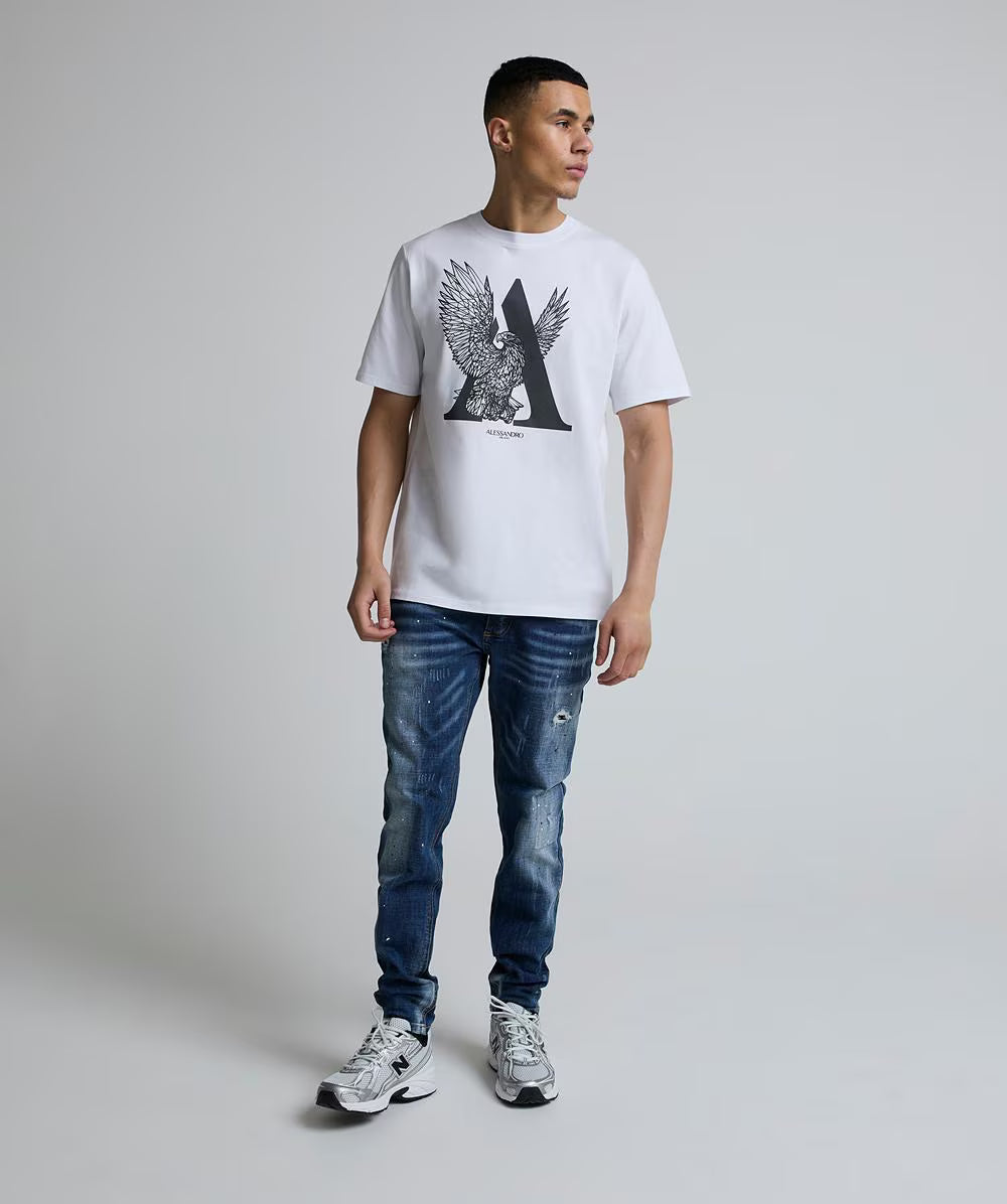 Alessandro Zavetti Aquila T-Shirt Optic White