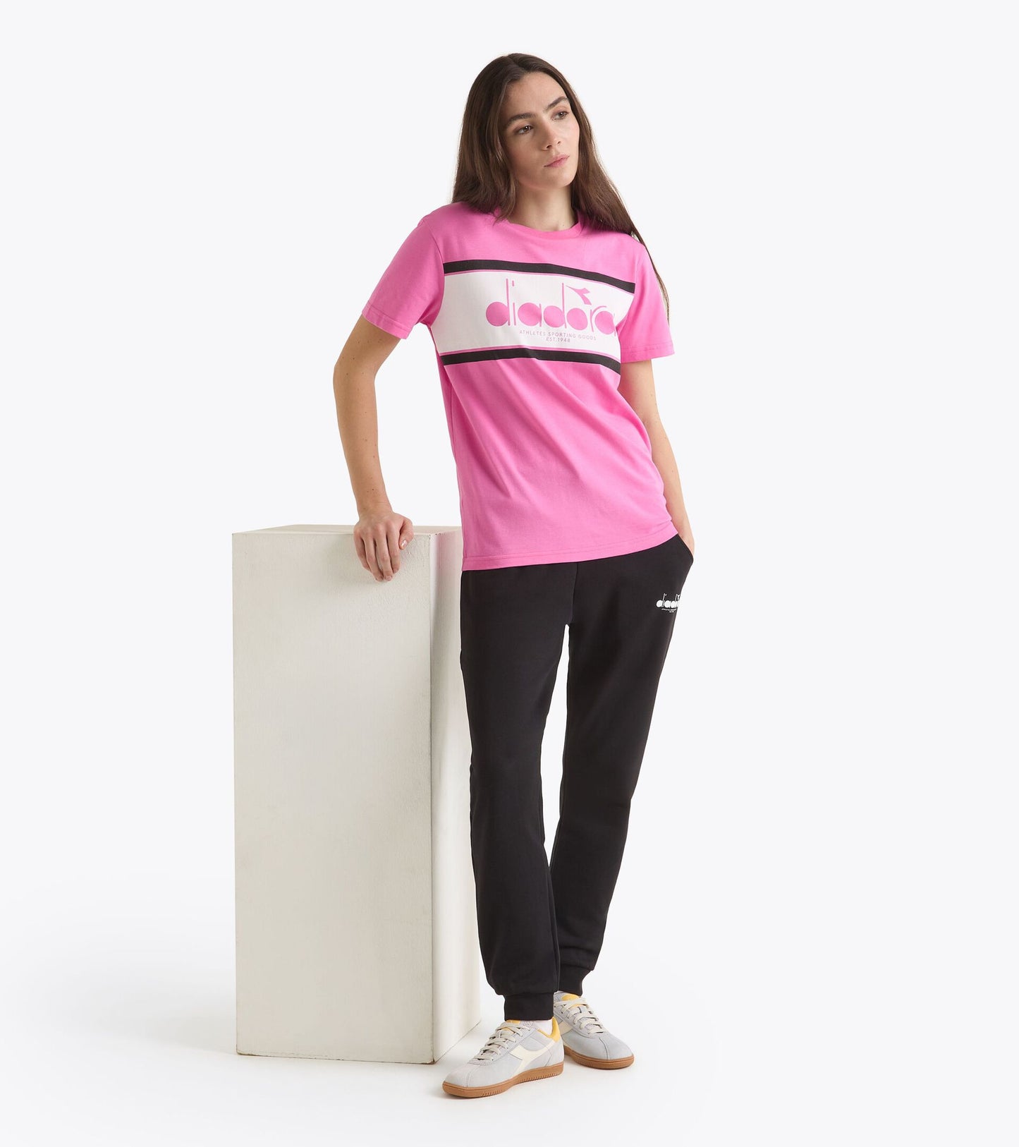 Diadora SS Logo T-Shirt Wild Pink