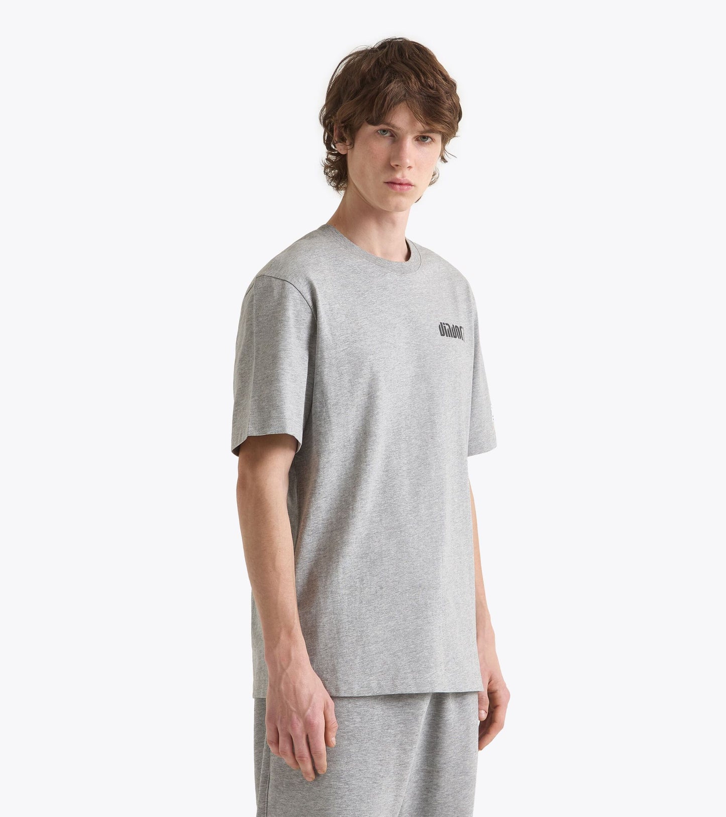 Diadora SS Athletic Logo SL T-Shirt High Rise Melange