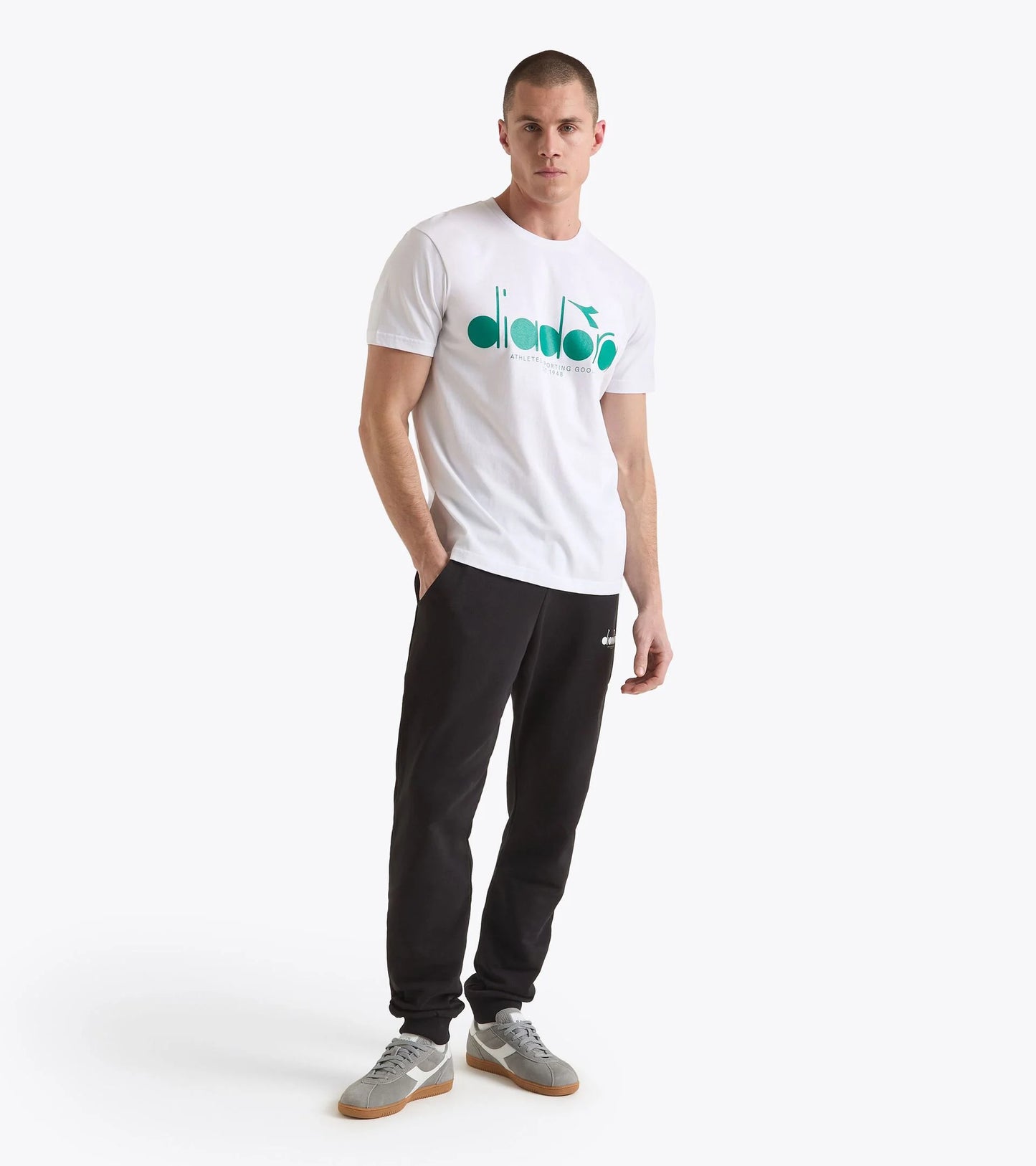 Diadora SS Logo T-Shirt Optical White