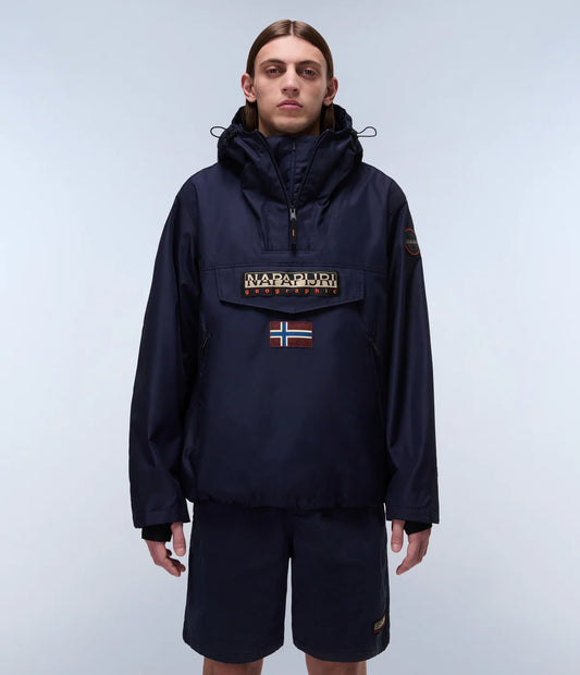 Napapijri Rainforest Next Anorak Jacket Blu Marine