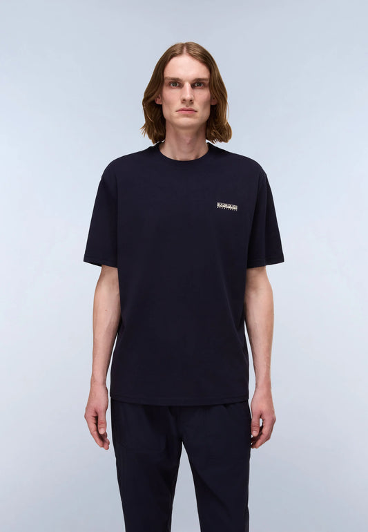 Napapijri S-SMALL BOX SS T-Shirt Blu Marine