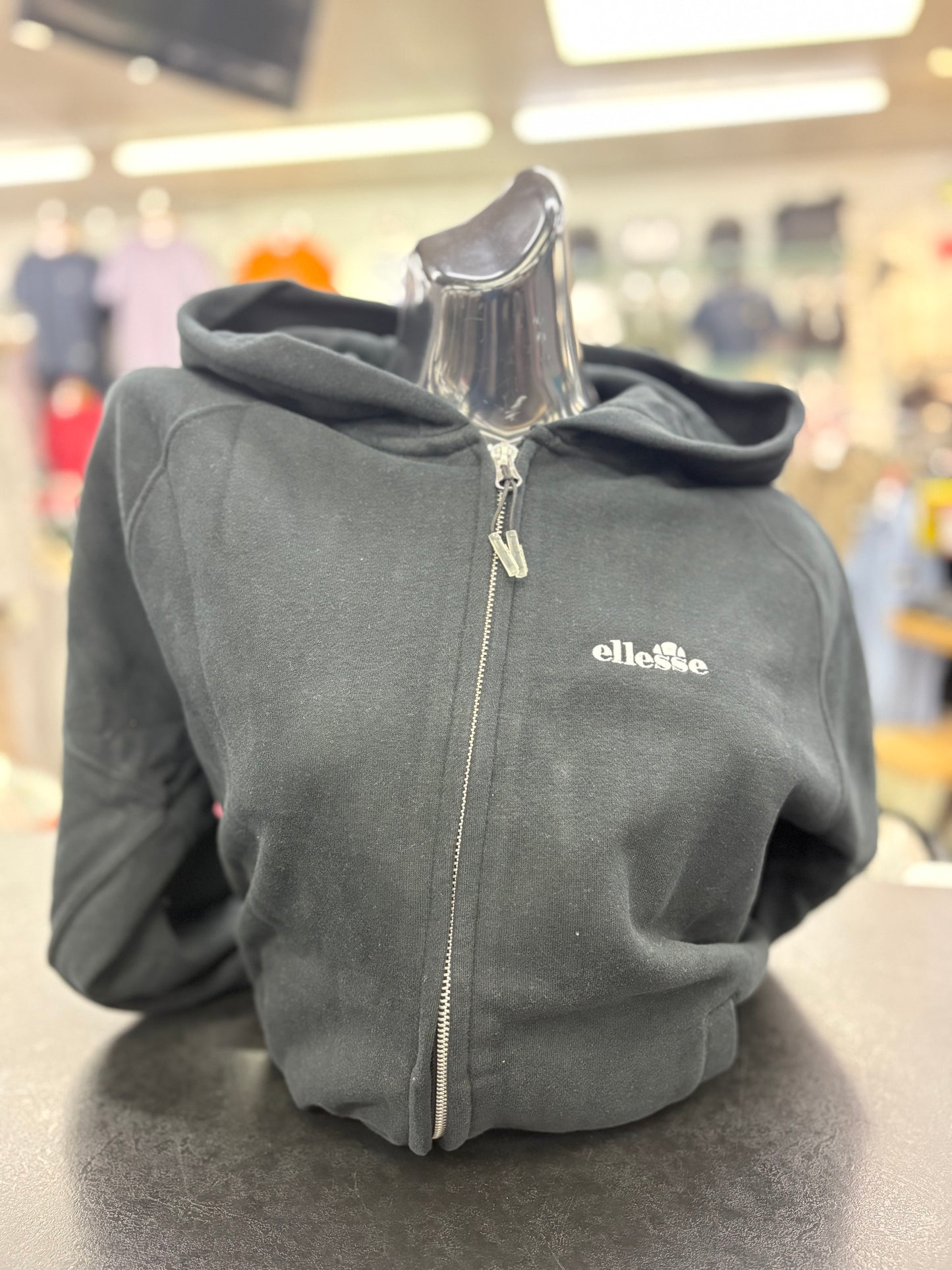 Ellesse Ladies Pianella Full Zip Hoodie Black