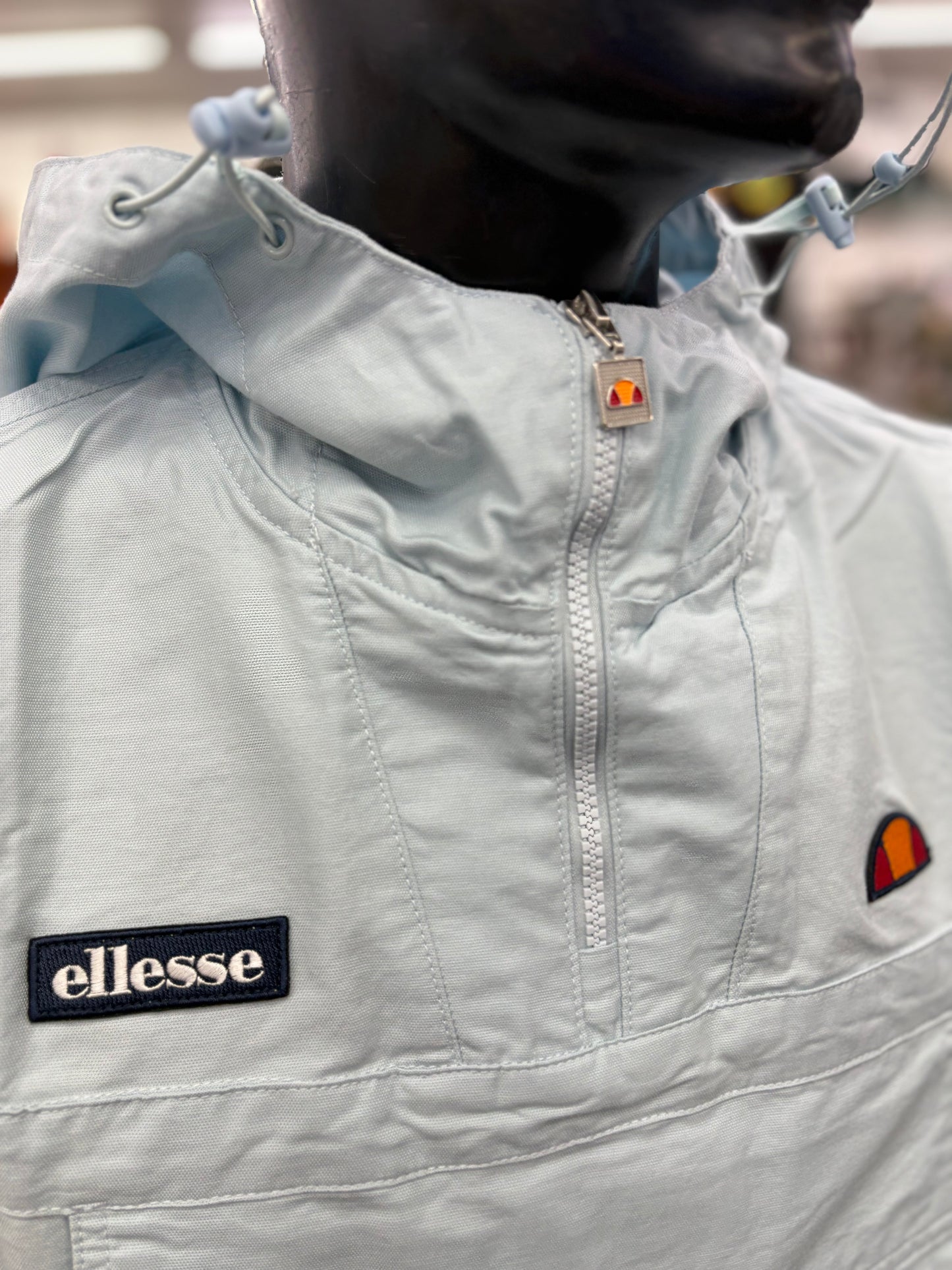 Ellesse Mont 3 Overhead Jacket Light Blue