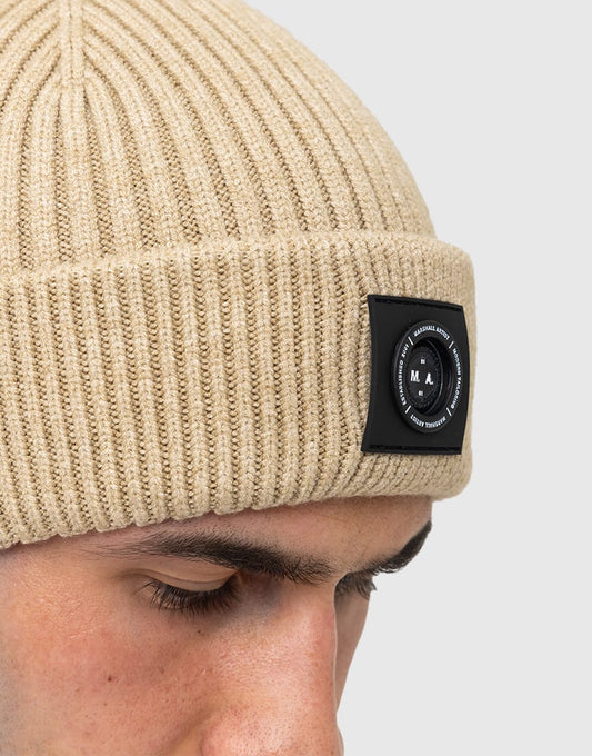 Marshall Artist Siren Cable Knit Beanie Stone