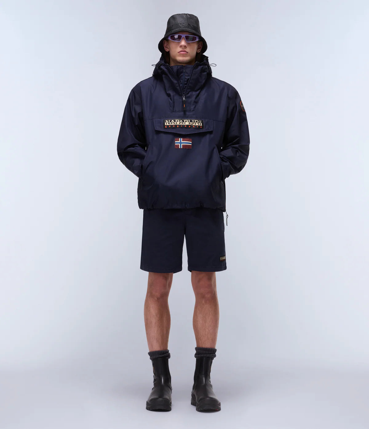 Napapijri Rainforest Next Anorak Jacket Blu Marine