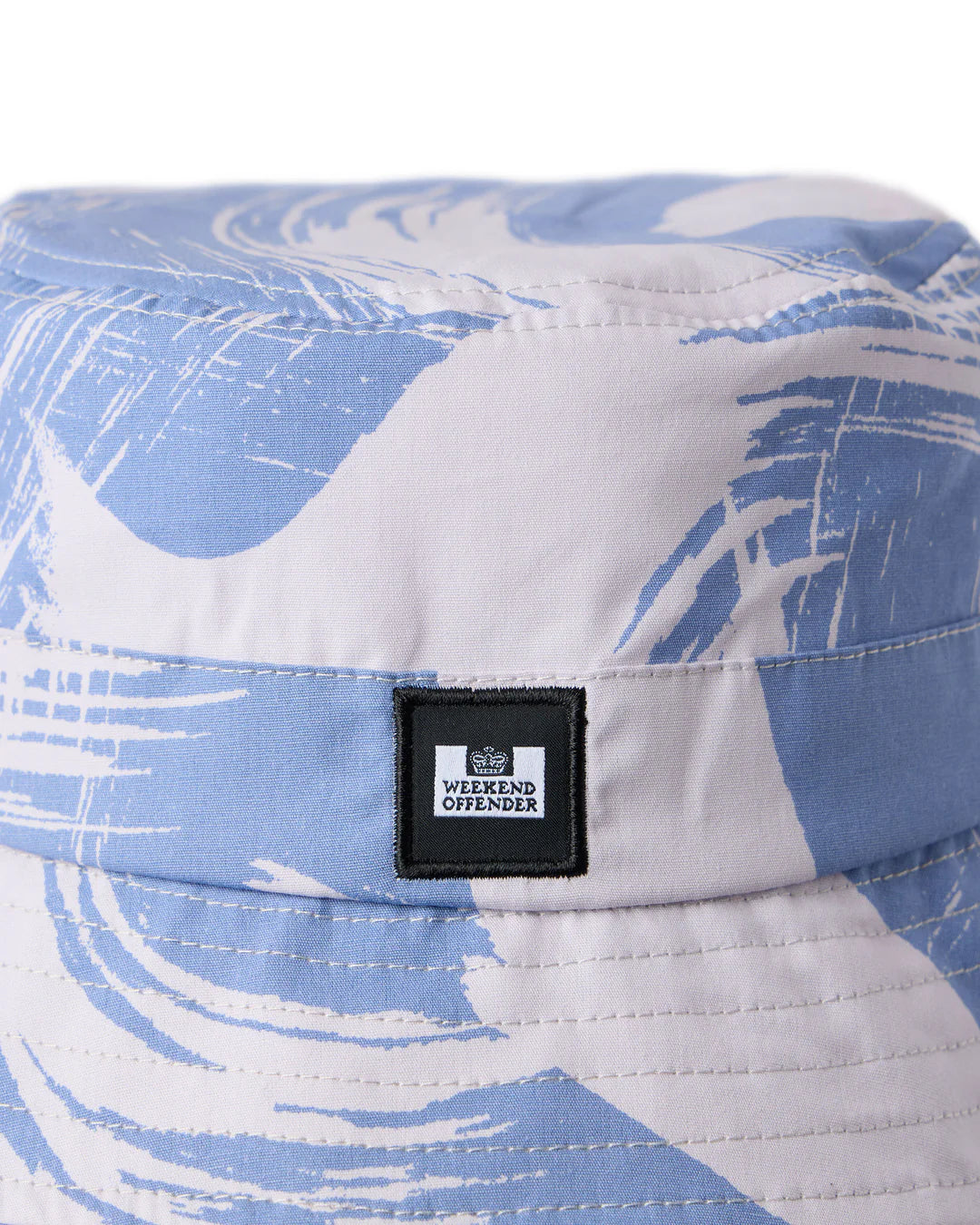 Weekend Offender Choroni Camo Bucket Hat Cornflower