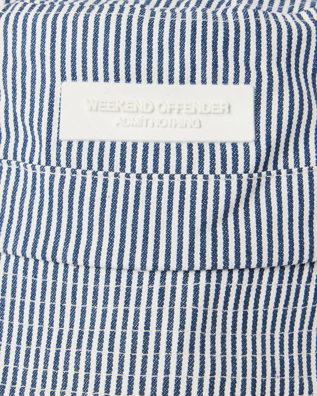 Weekend Offender Navas Ticking Stripe Bucket Hat