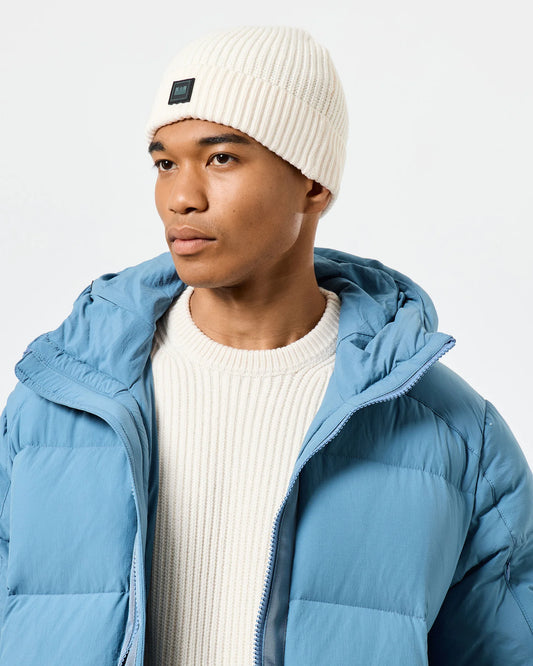 Weekend Offender Kettama Rib Beanie Ivory