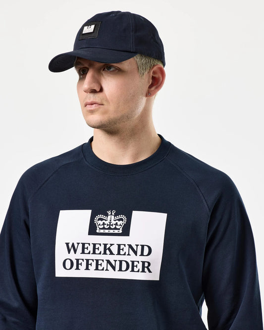 Weekend Offender Louis Baseball Cap Navy