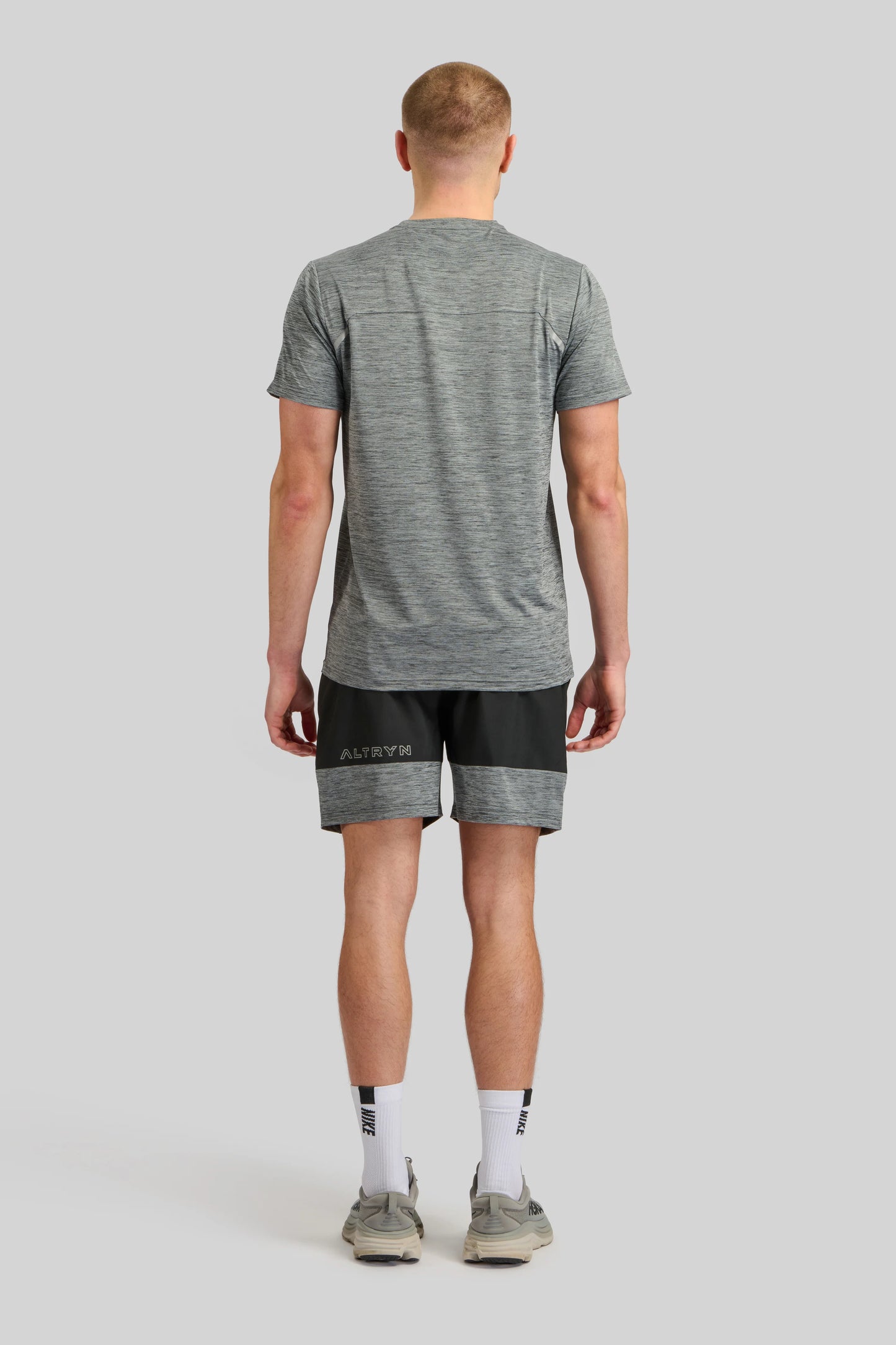 ALTRYN Landy Space Dye T-Shirt Black Marl