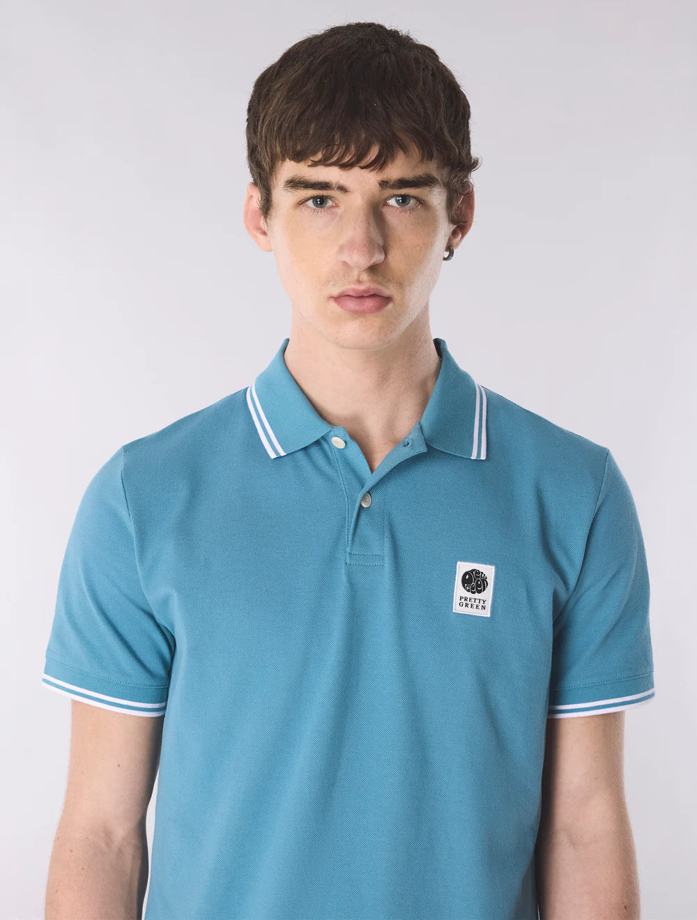Pretty Green Rayner Polo Shirt Blue