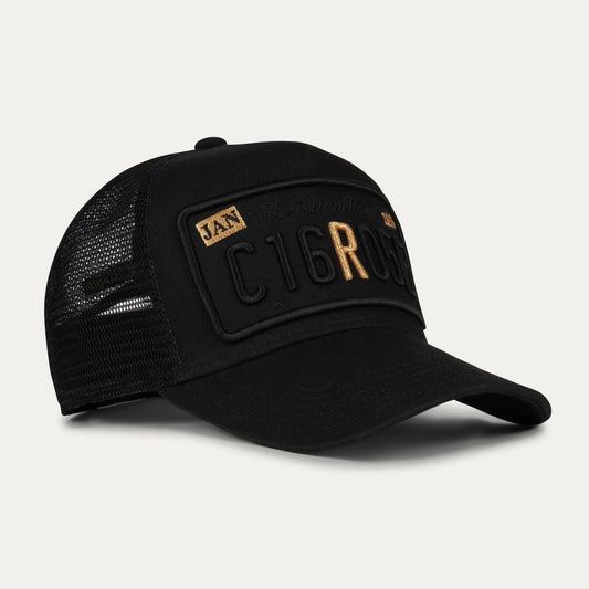 Christian Rose R Two Tone Cap Black/Gold