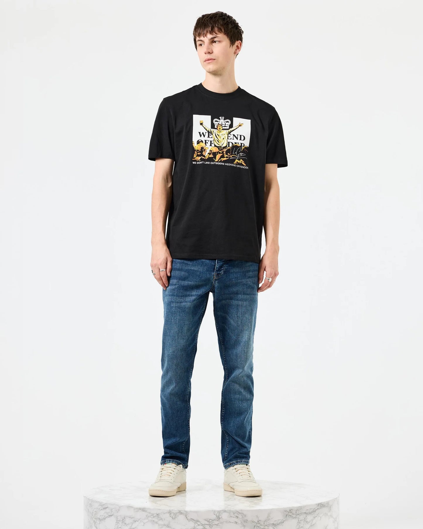 Weekend Offender Leo Gregory Graphic T-Shirt Black