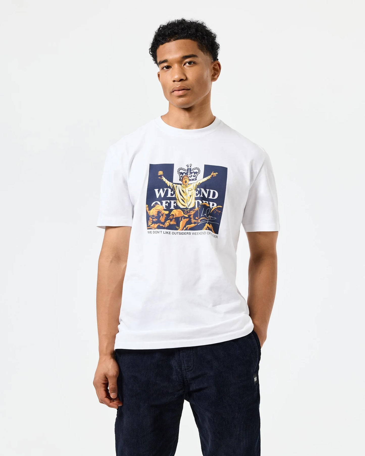 Weekend Offender Leo Gregory Graphic T-Shirt White