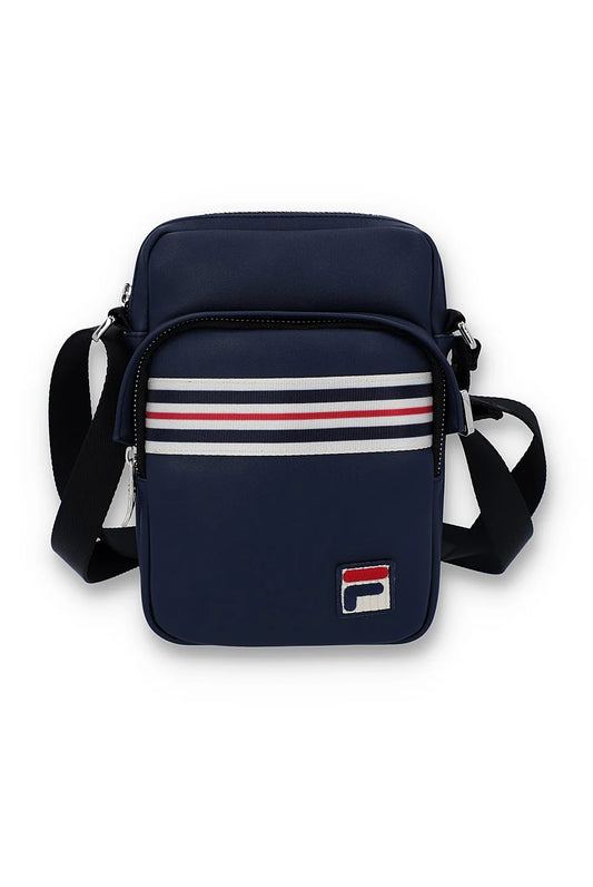FILA Drees Faux Leather Cross Body Bag Navy