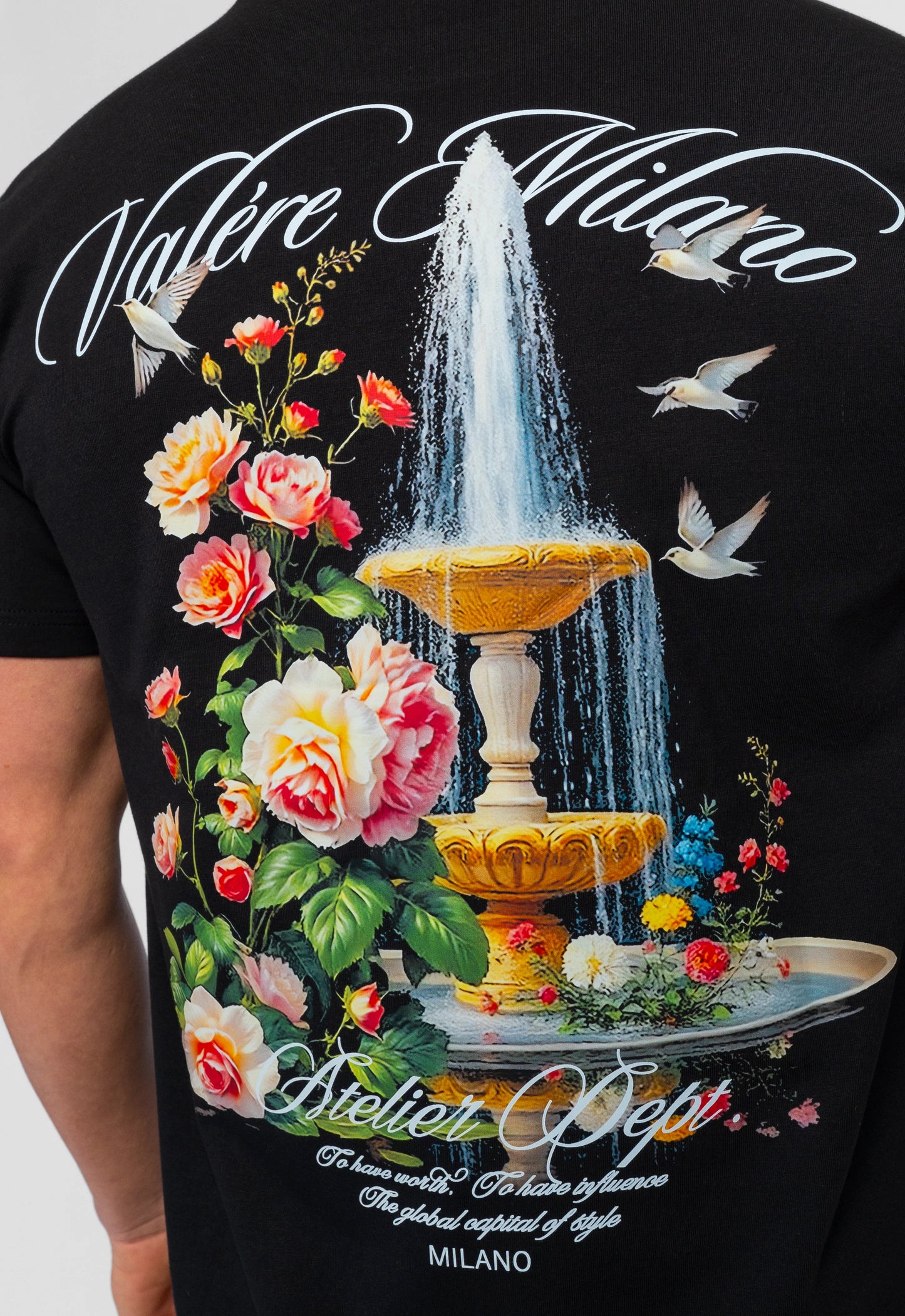 Valere Milano Tanaro T-Shirt Black