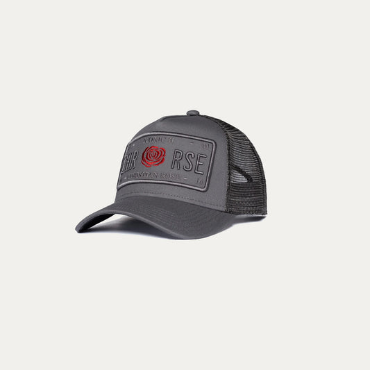 Christian Rose Iconic II Red Rose Plate Cap Grey/Grey