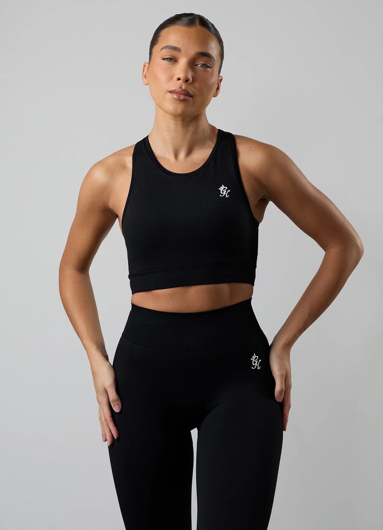 Gym King Ladies Elevate Seamless Tank Black