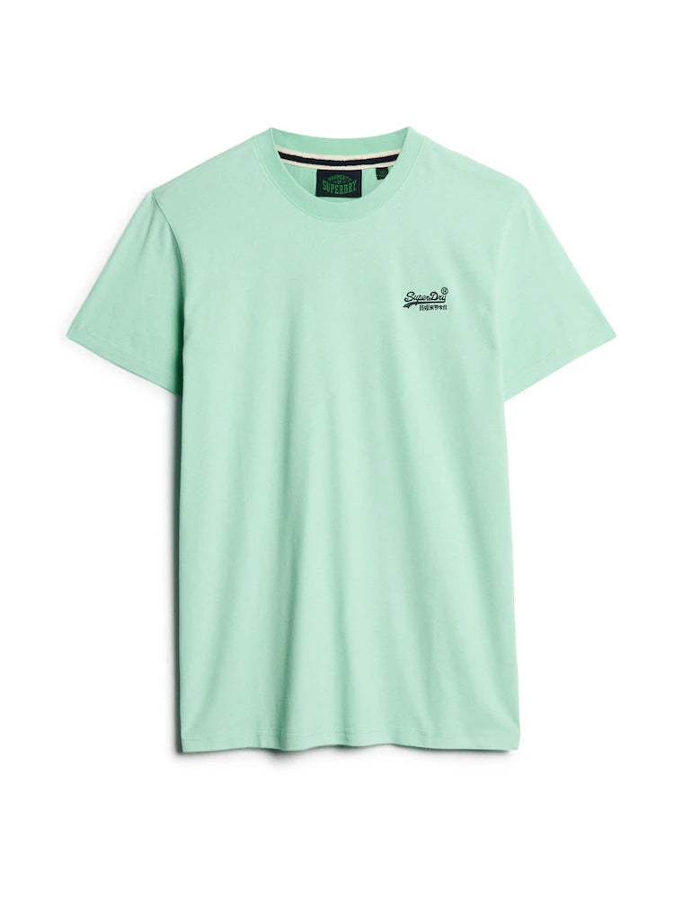 Superdry Essential Logo Embroidered T-Shirt Spearmint Light Green*