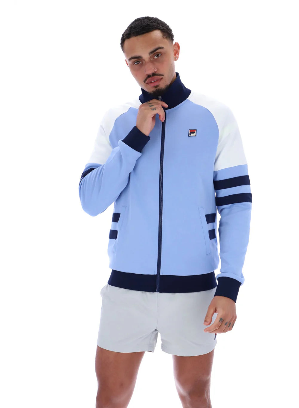 FILA Founder 2 Jacket Vista Blue/Fila Navy/White