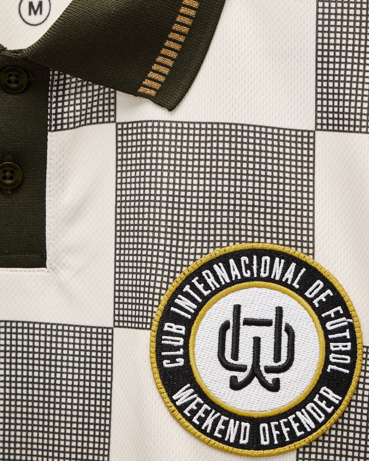 Weekend Offender Assi Football Shirt Black Forest Green