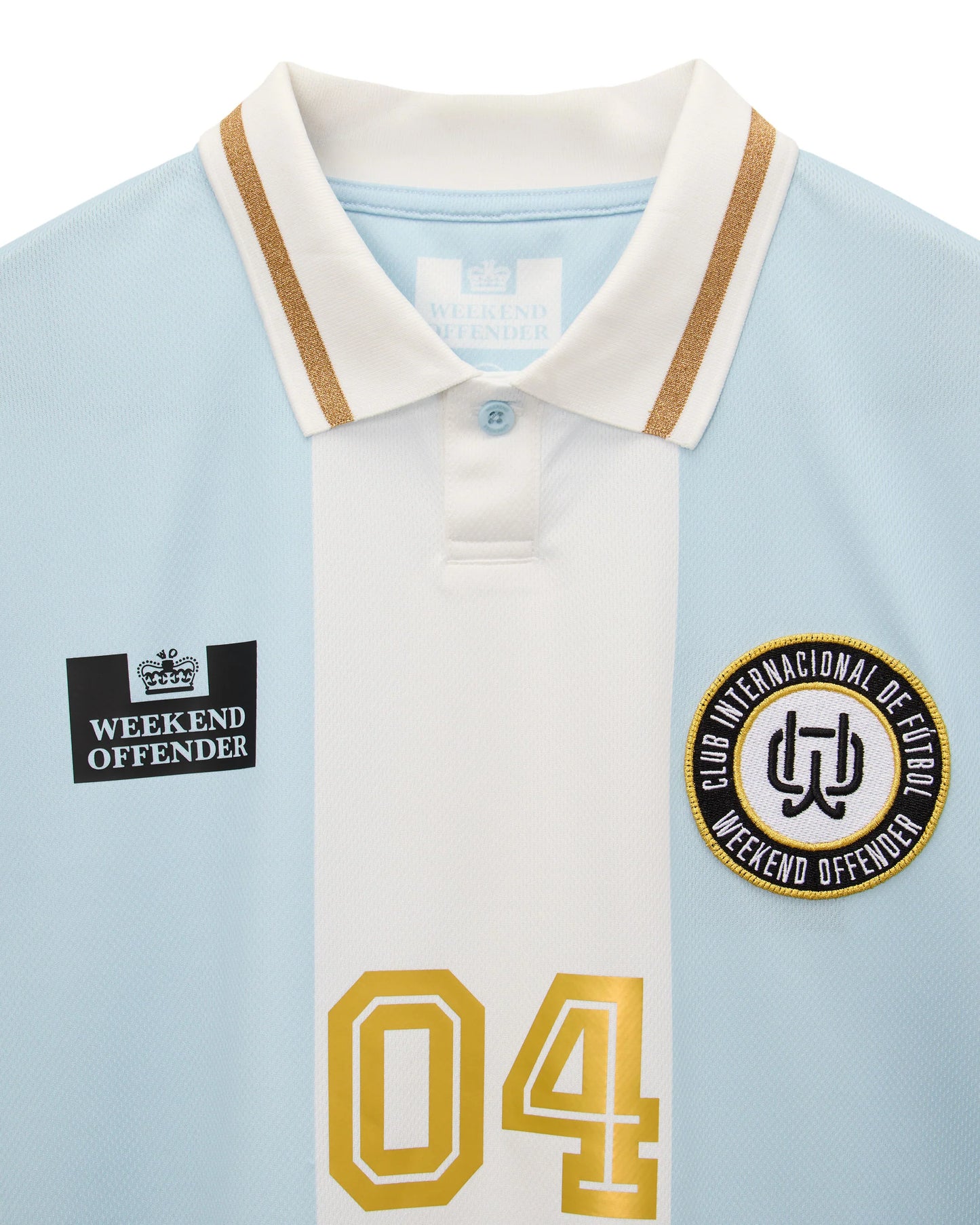 Weekend Offender Moulay Football Shirt Sky