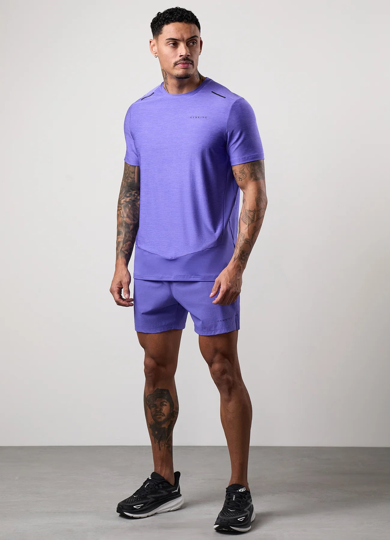 Gym King Fusion Hybrid 5" Short Grape