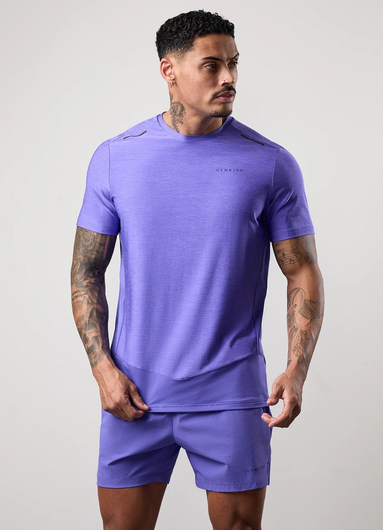Gym King Fusion Hybrid T-Shirt Grape