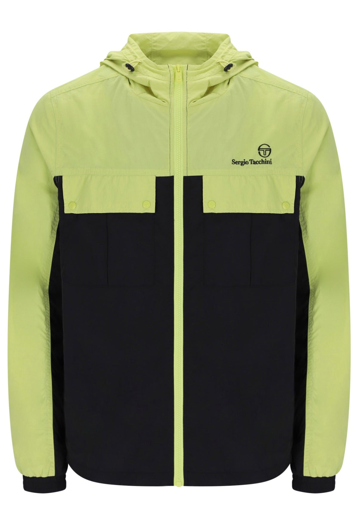 Sergio Tacchini Alba Hooded Jacket Celery Green/Black