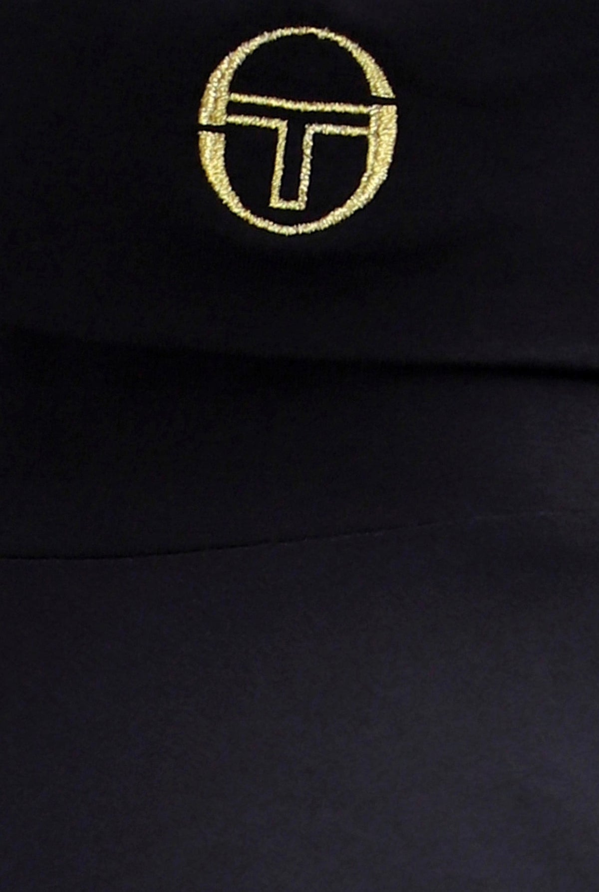Sergio Tacchini Edward Roll Neck Jumper Black/Gold Lurex