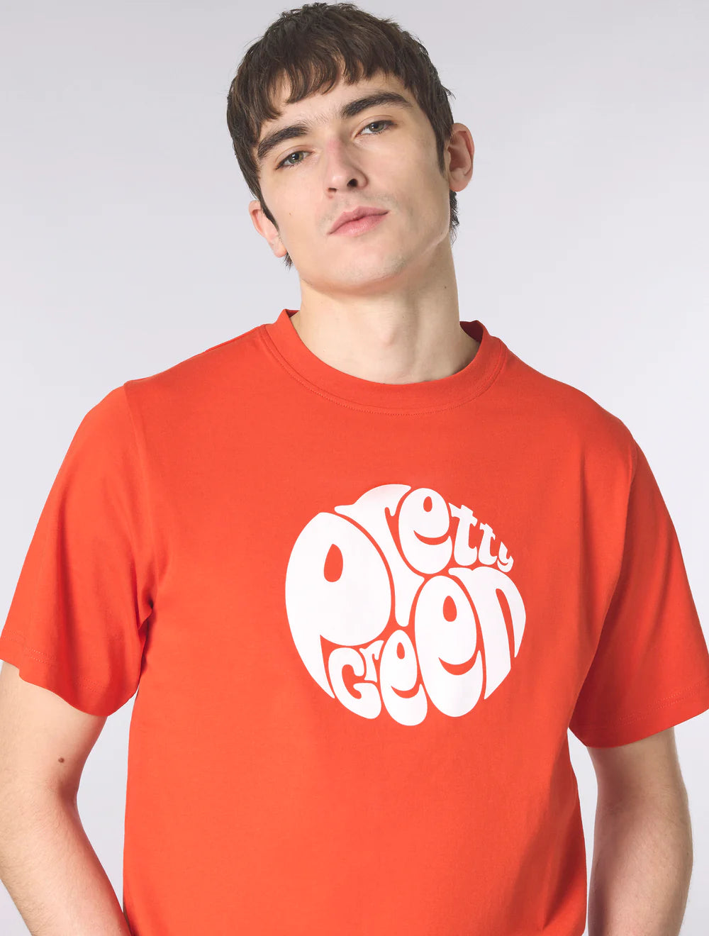Pretty Green Gillespie T-Shirt Orange
