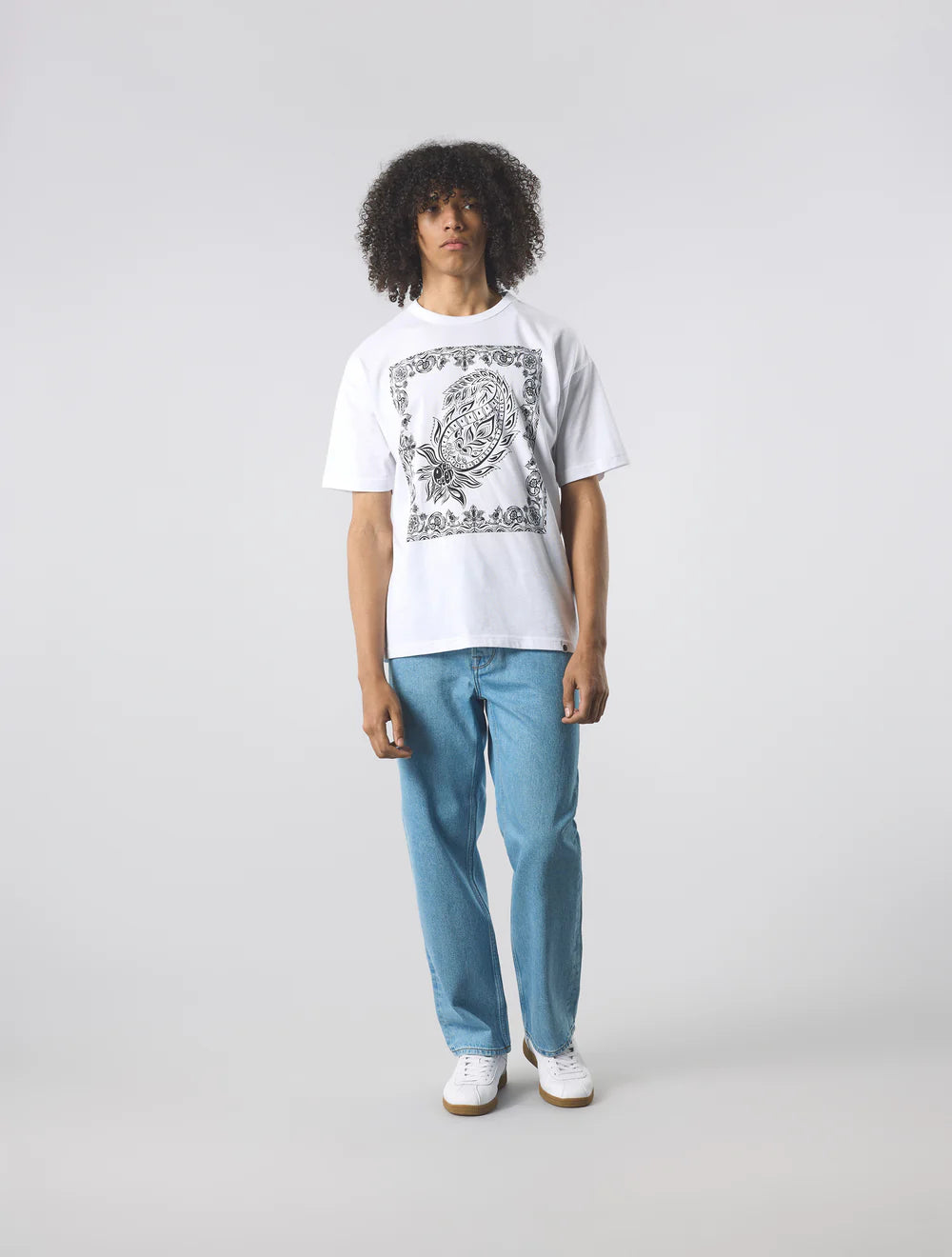 Pretty Green Parthian Print T-Shirt White