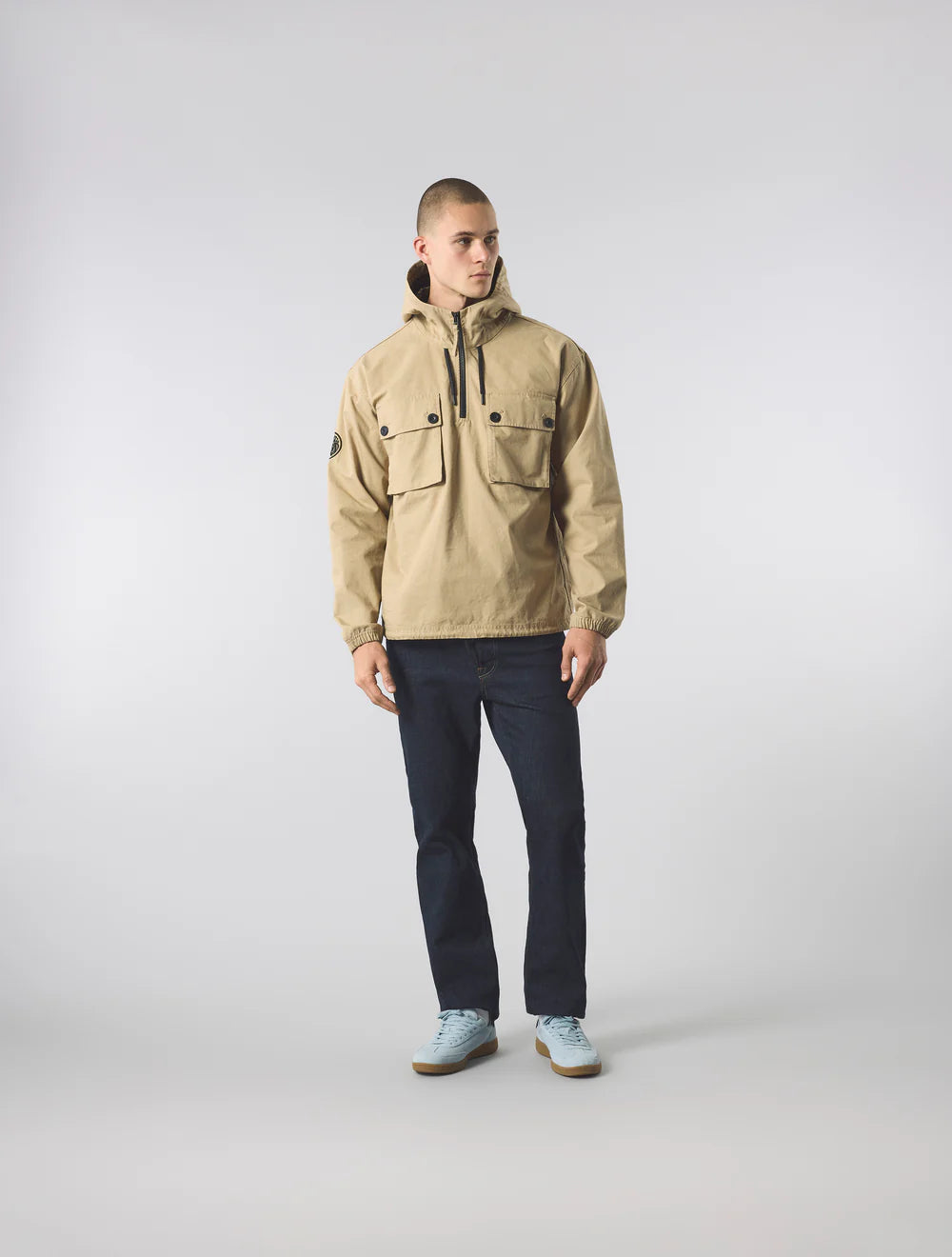 Pretty Green Hatton Smock Stone