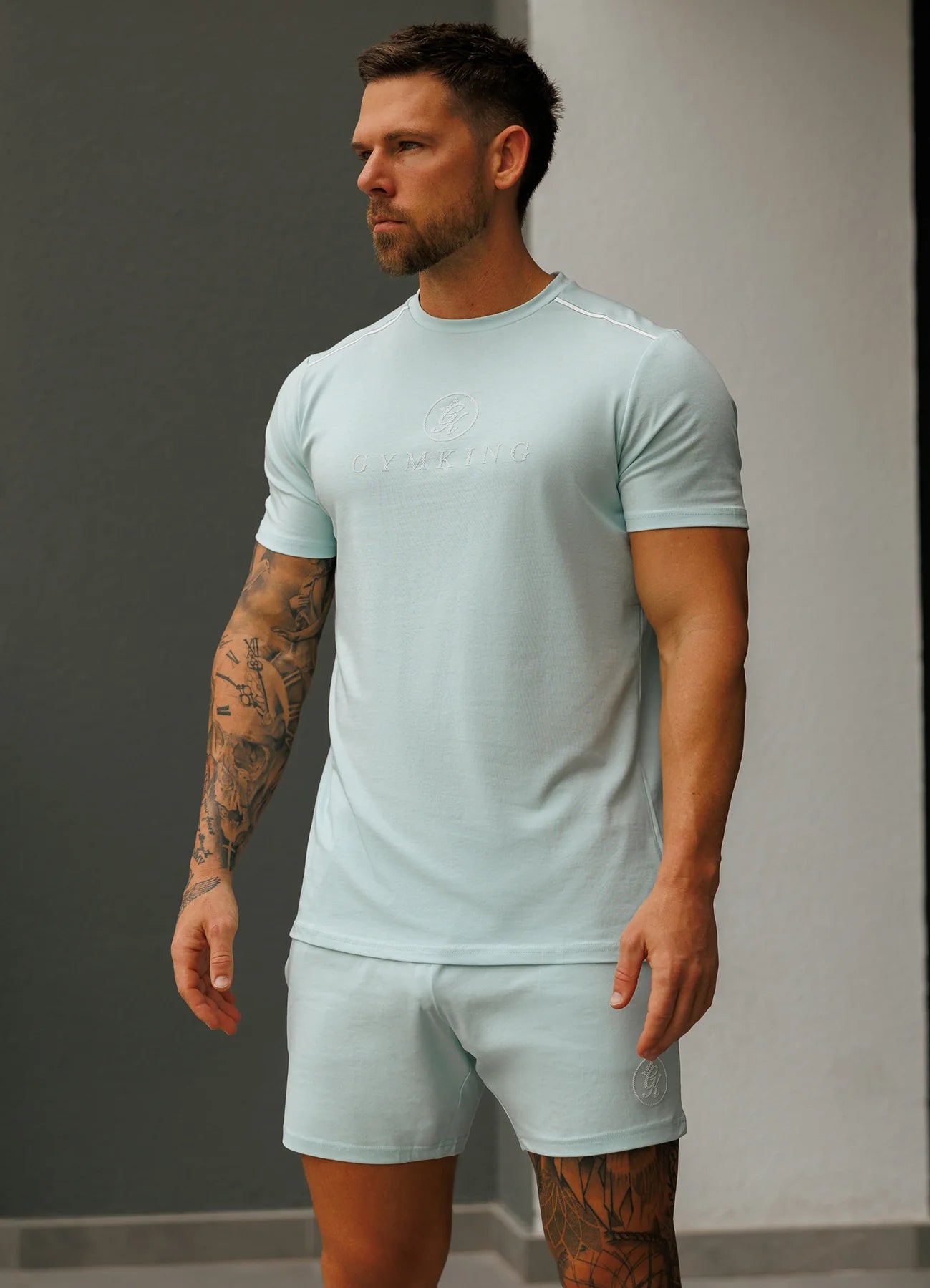 Gym King Pro Logo V2 T-Shirt Iced Mint