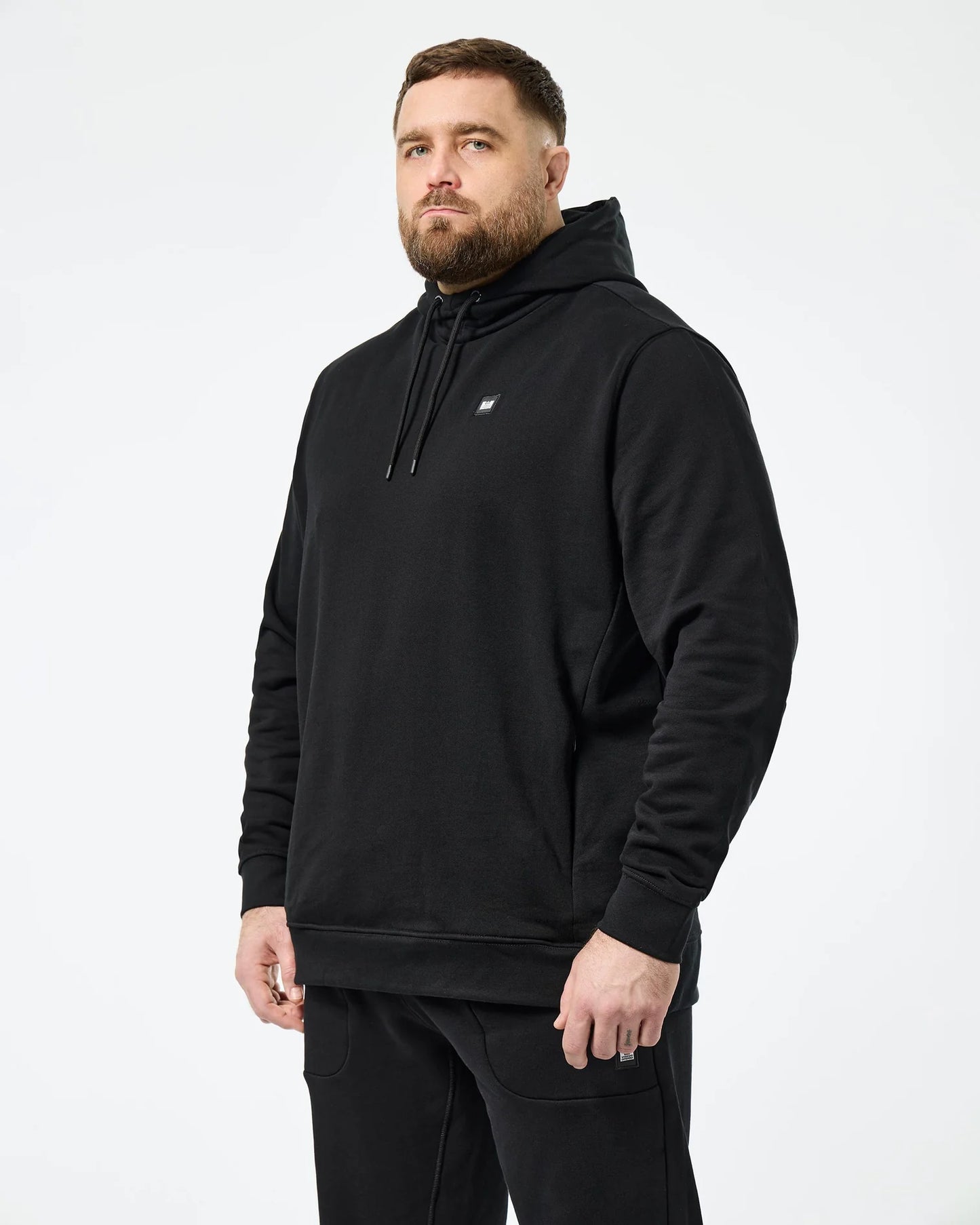 Weekend Offender Plus Size Ribbe Hoodie Black