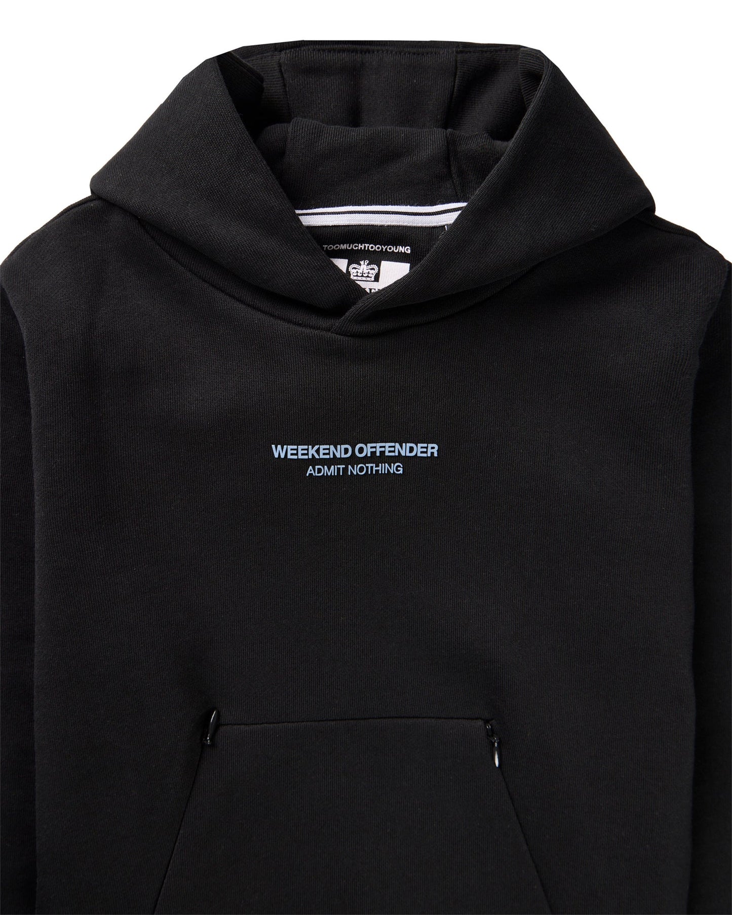 Weekend Offender Infant Cobain Hoodie Black/Blue Shadow